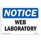 Signmission OSHA Notice, 3.5" Height, Wet Laboratory Sign, 5" X 3.5", Landscape OS-NS-D-35-L-19032 - alternate 1